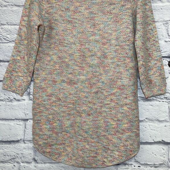 Ricki's V-Neck Curved Hem Pullover Sweater Space Dye Color Size Extra Small - Picture 8 of 15